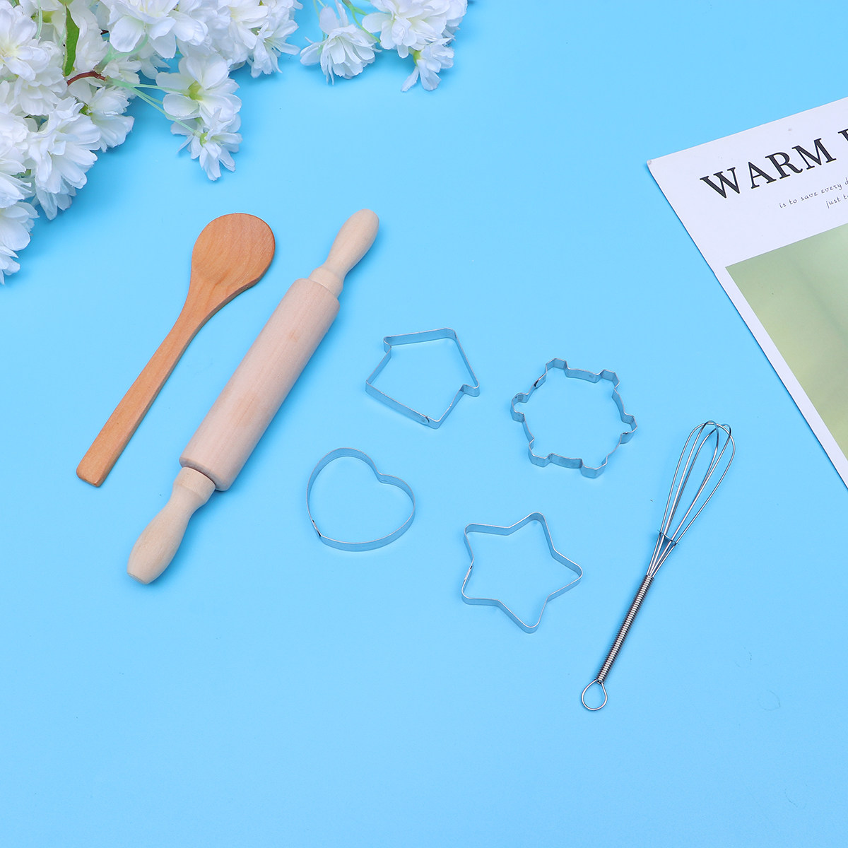 Kitchen Kids Baking Set - 11 Parçalı Çocuk Mutfak Önlüğü Seti,