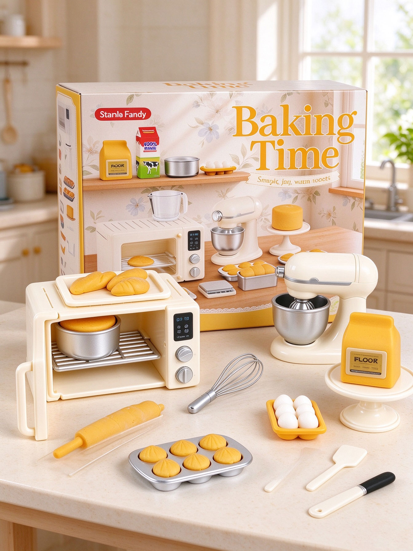 Mini Fırın Oyuncak Seti, Bebek - Kitchen Kids Baking Set incelemesi ve fiyatı